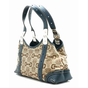 Gucci Khaki Handbag Horsebit Leather